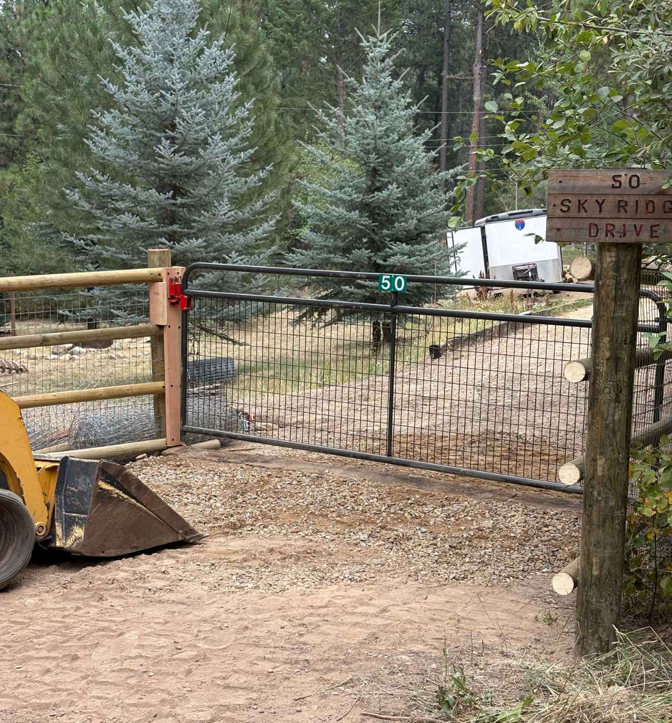 Driveway gate installation in Horseshoe Bend, Idaho
