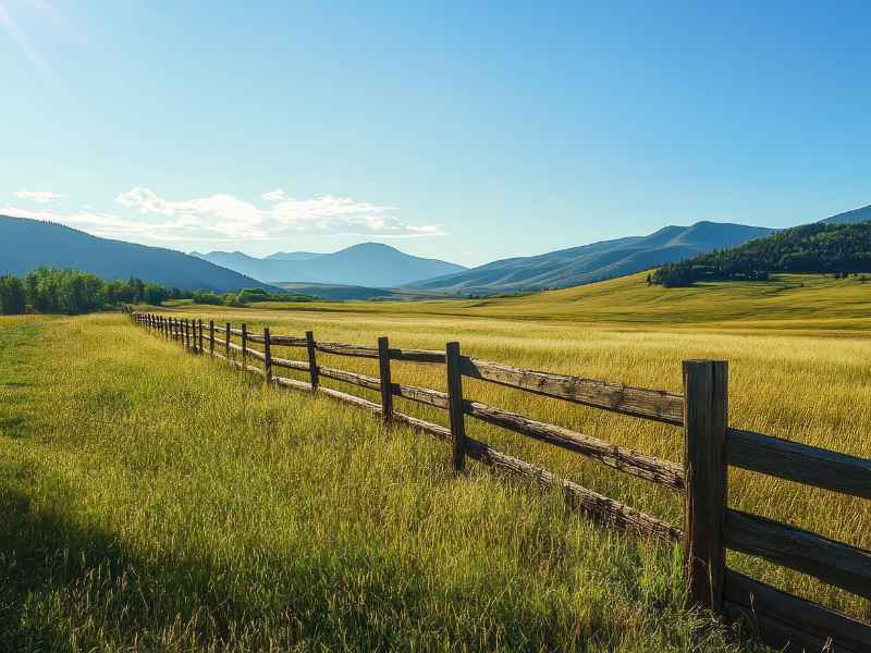 Fence contractor working in Horseshoe Bend, Idaho