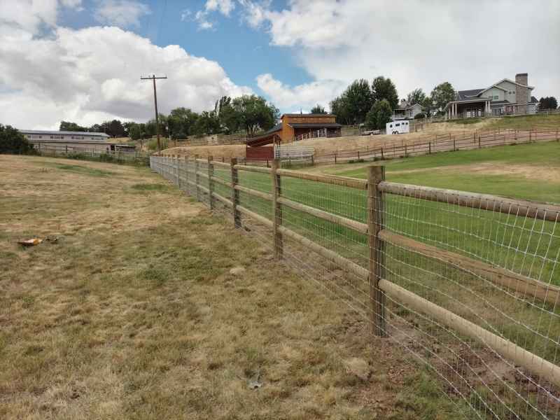 Ranch fencing in Idaho